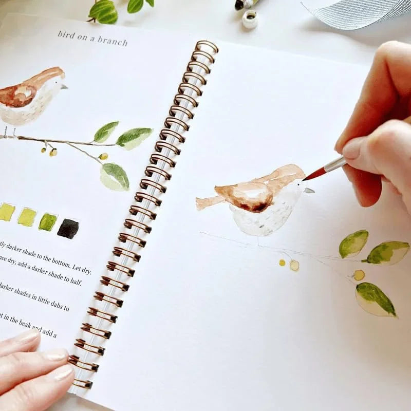 Beginner painting book for sensory regulation and structured creativity