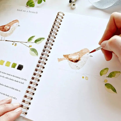 Beginner painting book for sensory regulation and structured creativity