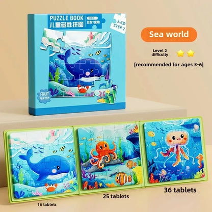 Magnetic Pattern Puzzle Set – Structured Fine Motor Tool for Focus, Spatial Reasoning & Tactile Precision