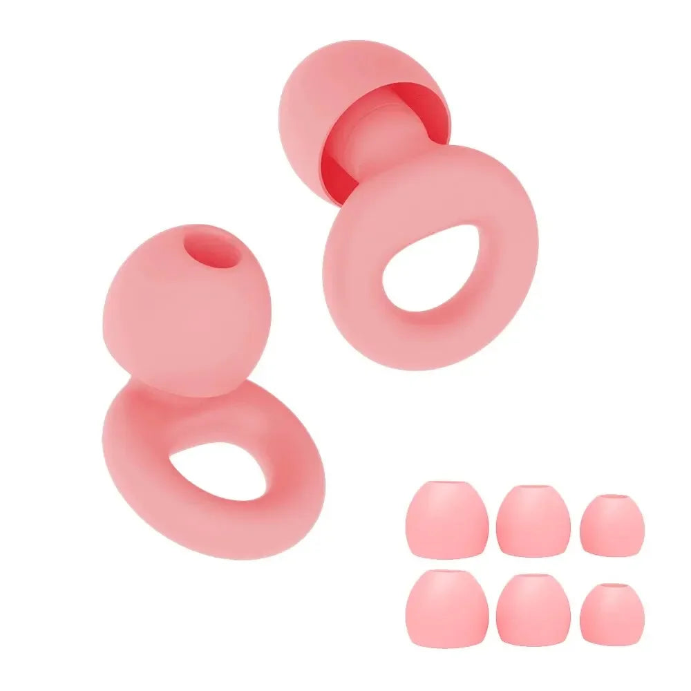 HUAK Silicone Ear Plugs High-Fidelity Noise Reduction for Neurodivergent Teens & Adults