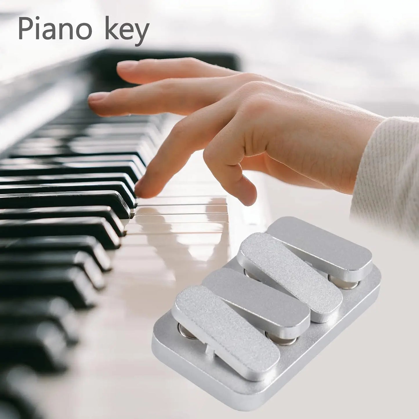 Stress Relief Fidget Magnetic Piano – Spring-Key Stim Tool for Focus, Rhythm & Sensory Calm