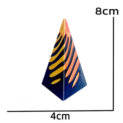 Set of 3 3D Printed Spiral Cone Fidget Toy
