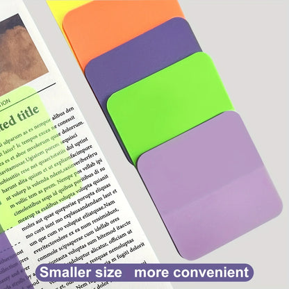 8-Pack Transparent Sticky Notes | Waterproof Self-Adhesive for Clear Organisation
