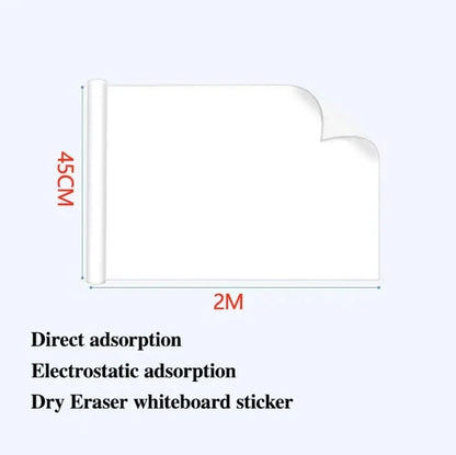 Reusable Static Whiteboard, Damage-Free Visual Planning for Neurodivergent-Friendly Spaces