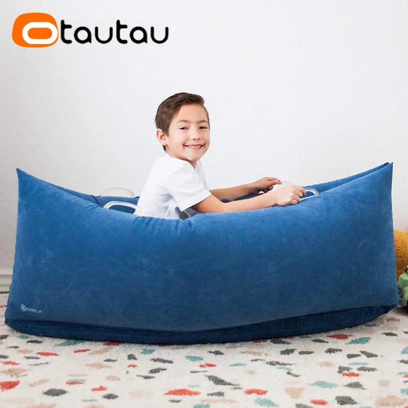 4FT Inflatable Peapod Nest, Hug-Like Calm for Neurodivergent Regulation