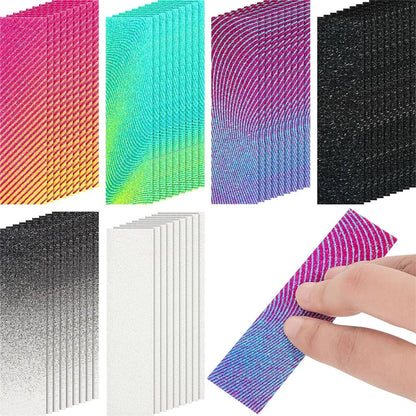 A set of sensory stickers with varied tactile textures for anxiety relief and neurodivergent-friendly emotional grounding