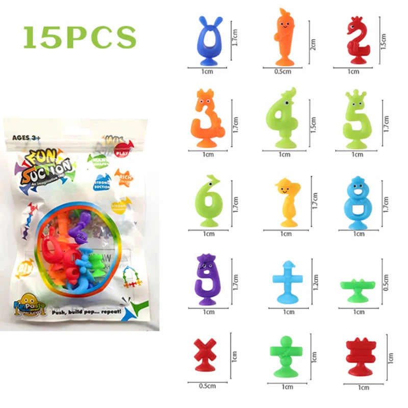 Soft Building Blocks Suction Cup Toys