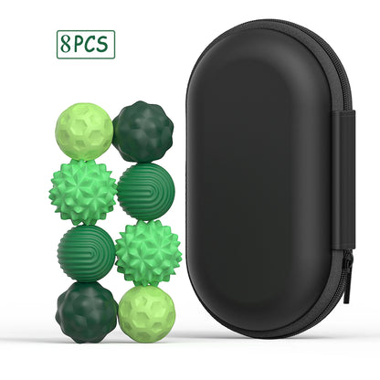 Silicone Magnetic Sensory Balls | Tactile Focus & Visual Engagement Set