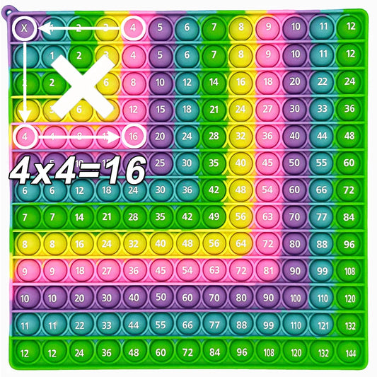12x12 Multiplication Games Pop Fidget Toys