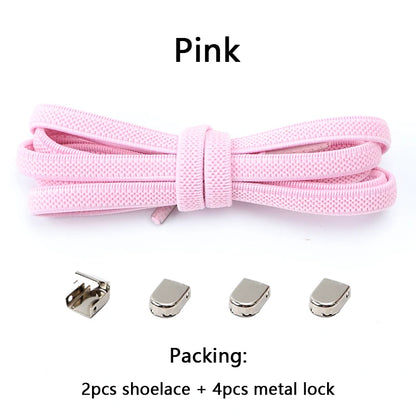 4Pcs No Tie Shoelaces – Effortless, Sensory-Friendly Footwear for All Ages