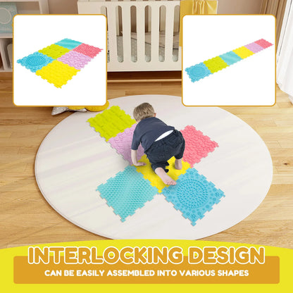 6Pcs Sensory Tactile Mats