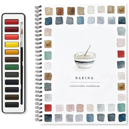 Beginner Watercolour Workbook – Guided Painting Activities for Mindfulness & Skill Building