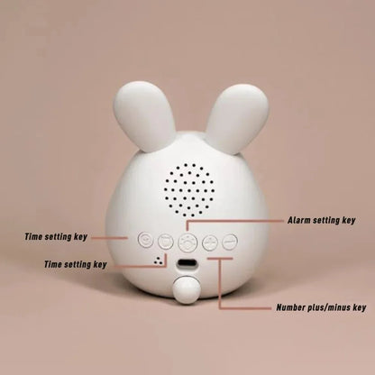 Rabbit LED Alarm Clock Night/Wake Up Light