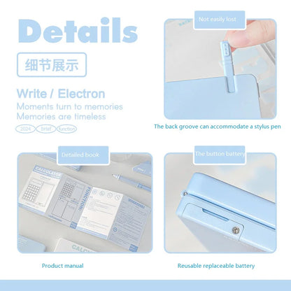 2-in-1 Handwriting Foldable Calculator – Visual Learning Tool for Dyscalculia & Organised Thinking