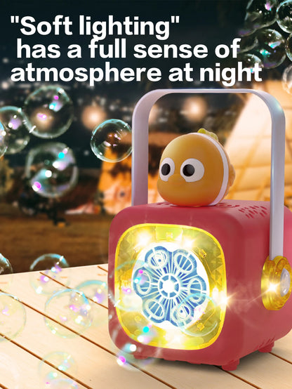 Travel Continuous Bubble Machine (Excluding Bubble Liquid and Battery)