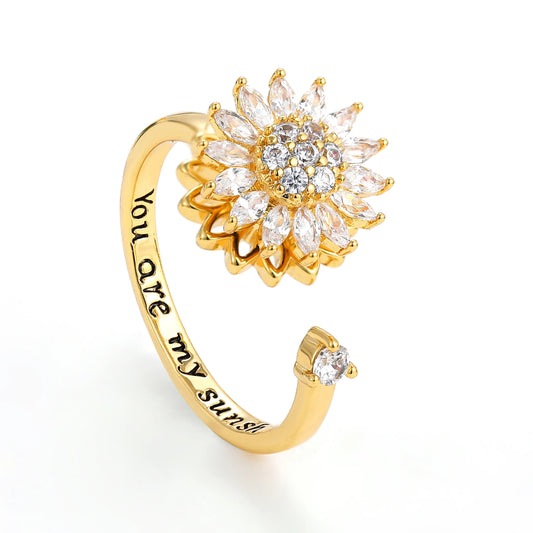 Sunflower Anti Stress Fidget Rings
