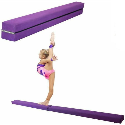 Folding Balance Beam 7FT Faux Suede, Empower Movement & Regulation with Soft-Touch Stabilityvement & Regulation with Soft-Touch Stability