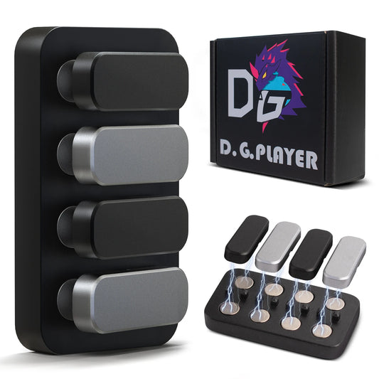 Mini piano-style fidget with springy keys for rhythmic tactile stimulation