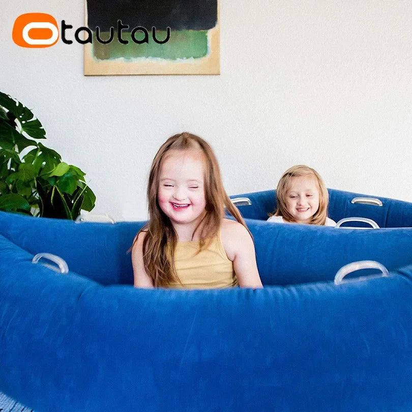 4FT Inflatable Peapod Nest, Hug-Like Calm for Neurodivergent Regulation