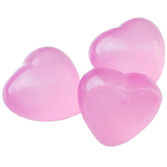 Heart-shaped sensory fidget with soft slow-rebound texture and colour-changing design