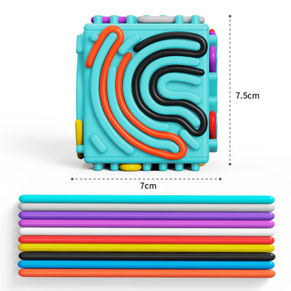 Silicone Multi-Faced Sensory Activity Board – Tactile Exploration Tool for Fine Motor & Cognitive Development