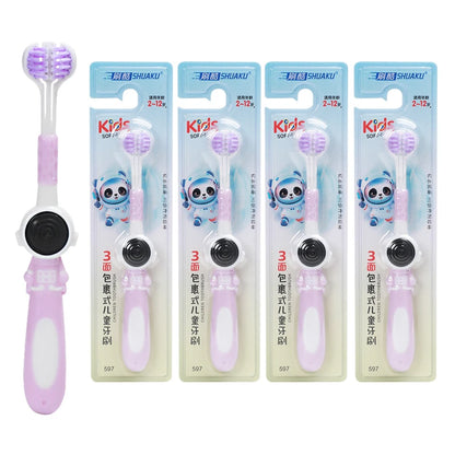 3-Sided Kids Toothbrush – Soft Bristles for Effective, Sensory-Safe Cleaning