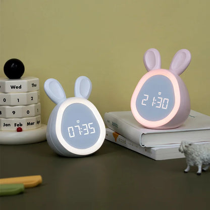 Rabbit LED Alarm Clock Night/Wake Up Light