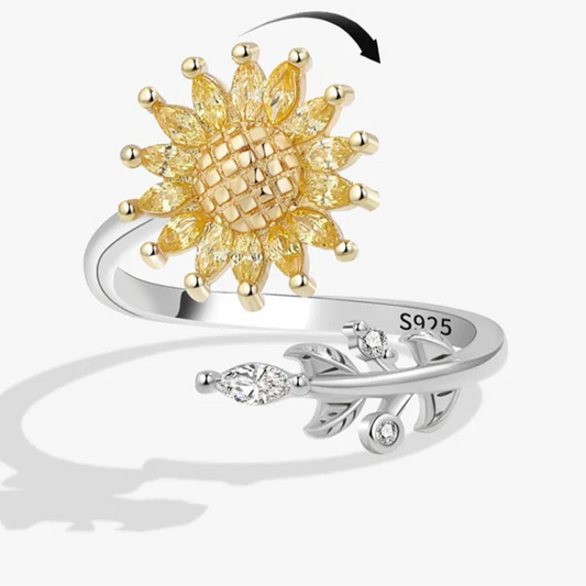 Sunflower Ring Fidget Spinner