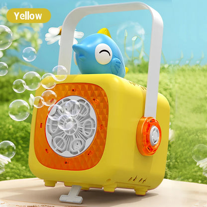 Travel Continuous Bubble Machine (Excluding Bubble Liquid and Battery)