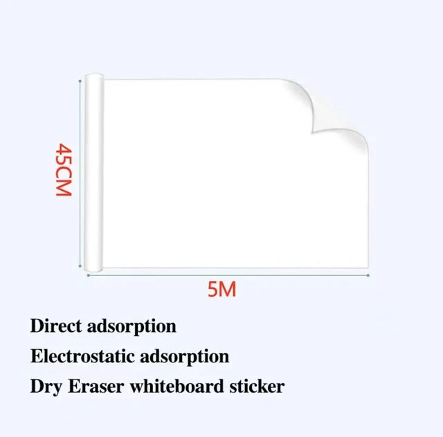 Reusable Static Whiteboard, Damage-Free Visual Planning for Neurodivergent-Friendly Spaces