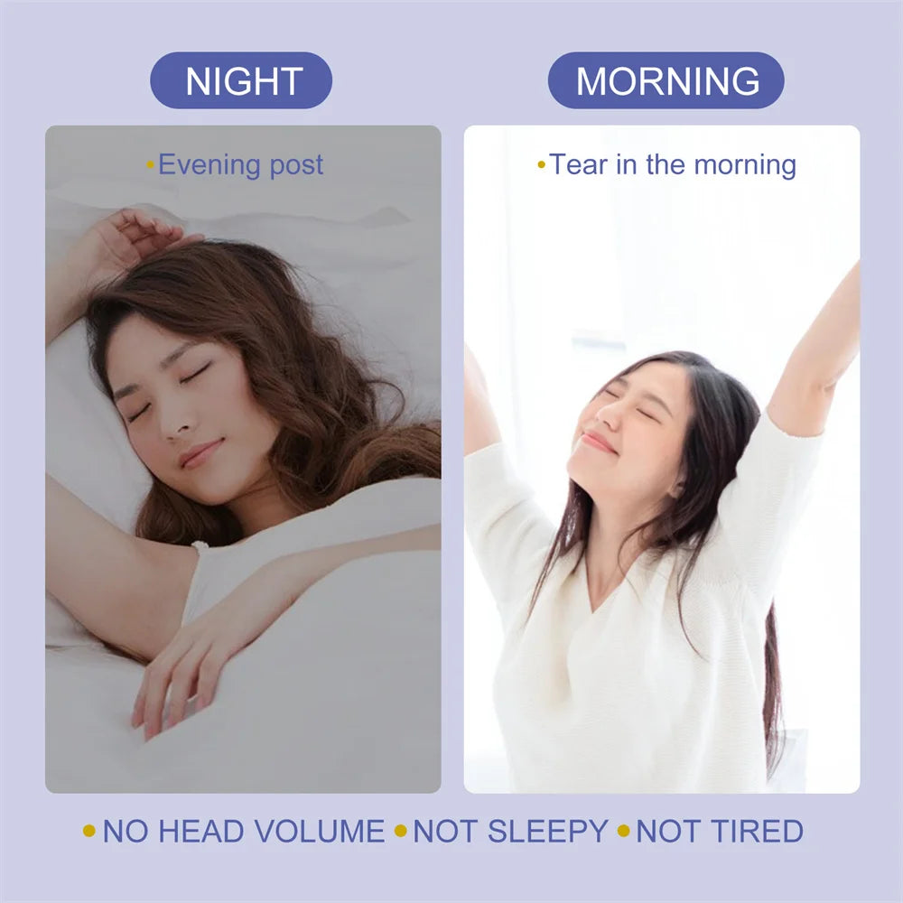 Natural aromatherapy patch used to ease stress and improve sleep