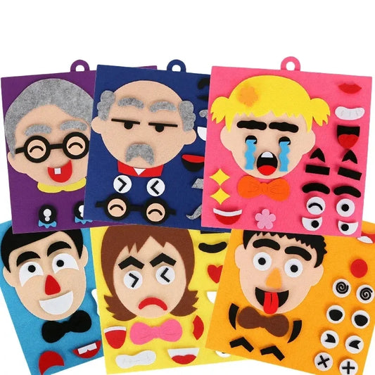 Felt Emotion Change Creative Facial Set