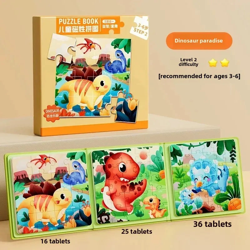 Magnetic Pattern Puzzle Set – Structured Fine Motor Tool for Focus, Spatial Reasoning & Tactile Precision