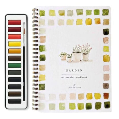 Beginner Watercolour Workbook – Guided Painting Activities for Mindfulness & Skill Building