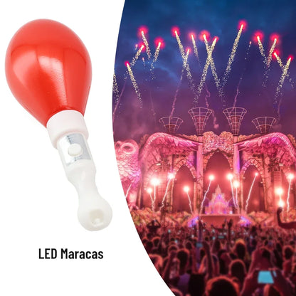 Multi-Colour LED Maracas – Flashing Light Percussion Toy for Sensory & Rhythmic Play