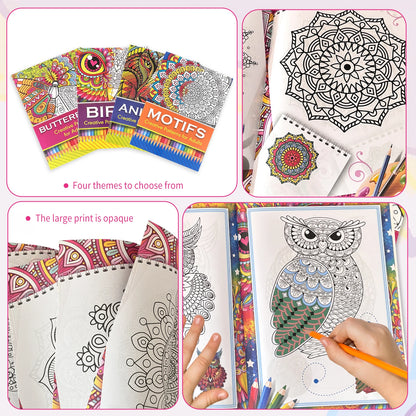 Adult Advanced Colouring Book – Intricate Patterns for Mindfulness & Sensory Engagement