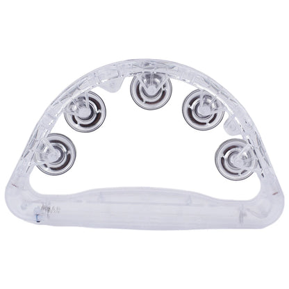 Clear LED Tambourine Clear Light Up Sensory Instrument