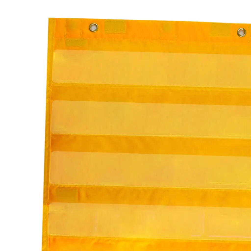 Wall Hanging Reusable Daily Schedule Chart – Green / Yellow / Red / Blue