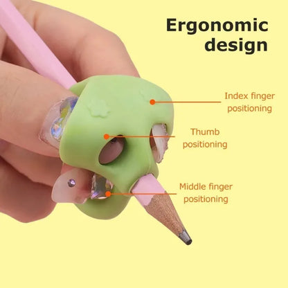 Silicone Handwriting Posture Correction – Grip Support for Children & Neurodivergent Writers