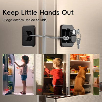 Key-operated cabinet lock with no-drill installation