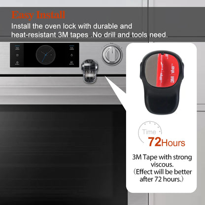 1PC Oven Lock – Heat-Safe Childproofing for Sensory-Friendly Kitchens