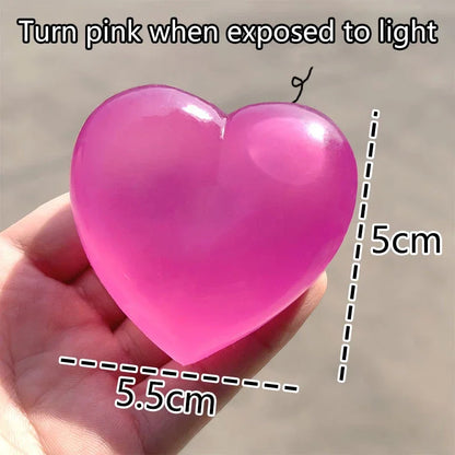 Colour Change Heart Squeeze – Soft Sensory Fidget for Emotional Regulation & Stress Relief