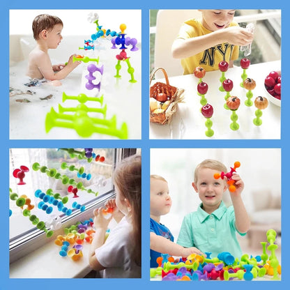 Soft Building Blocks Suction Cup Toys