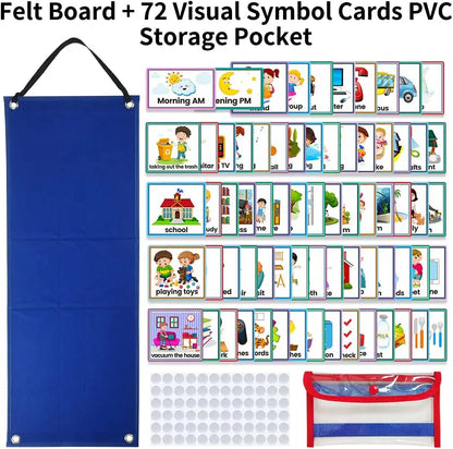 Visual Daily Schedule Chart Neurodivergent-Friendly Planner for Routine & Emotional Regulation