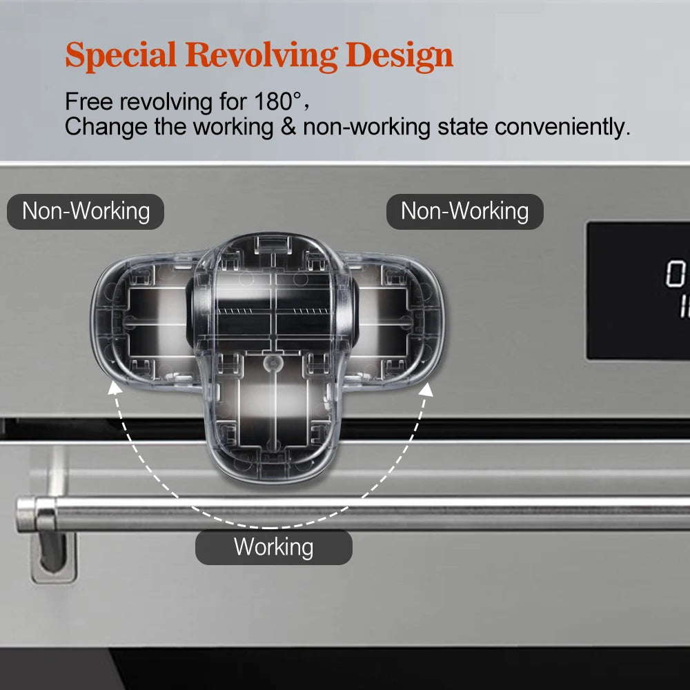 1PC Oven Lock – Heat-Safe Childproofing for Sensory-Friendly Kitchens