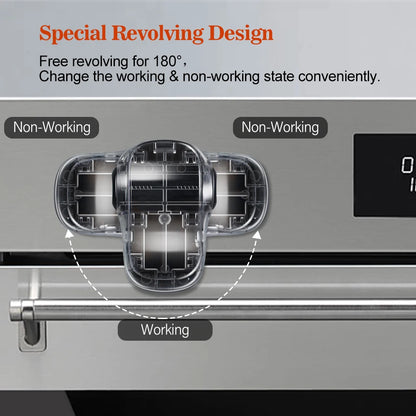 1PC Oven Lock – Heat-Safe Childproofing for Sensory-Friendly Kitchens