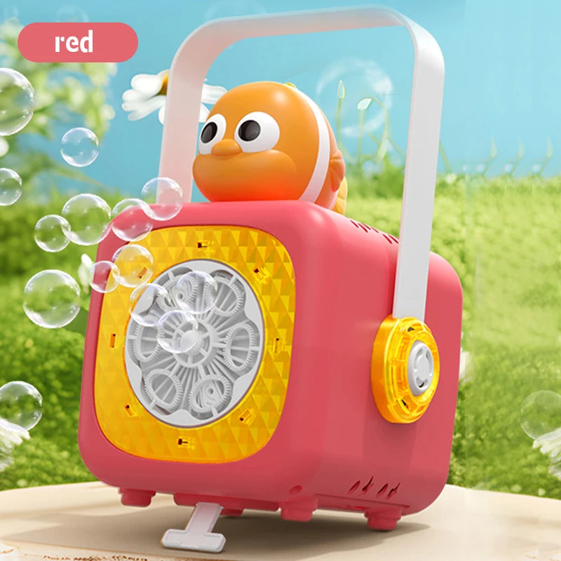 Travel Continuous Bubble Machine (Excluding Bubble Liquid and Battery)