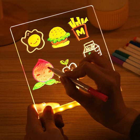 Glowing Acrylic Marker Board