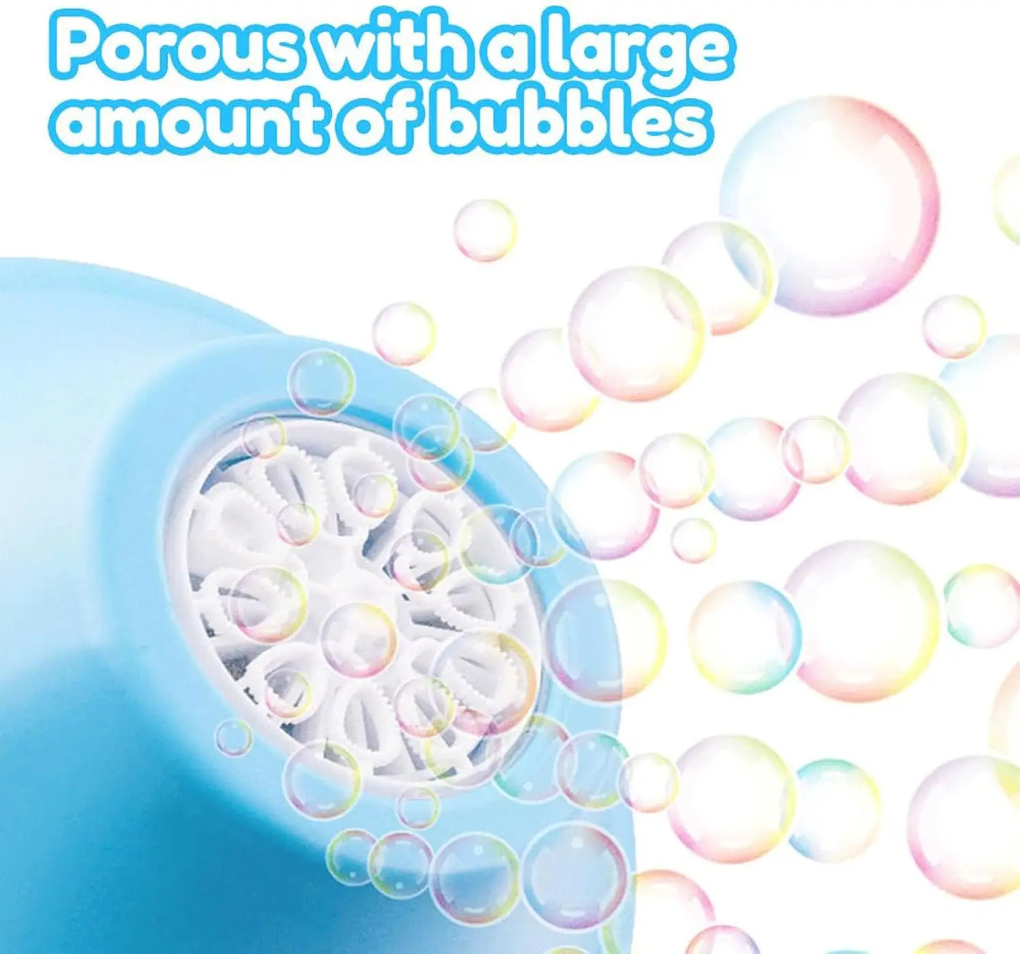 Electric Vertical Adjustable Height Bubble Machine With Music