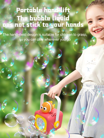 Travel Continuous Bubble Machine (Excluding Bubble Liquid and Battery)